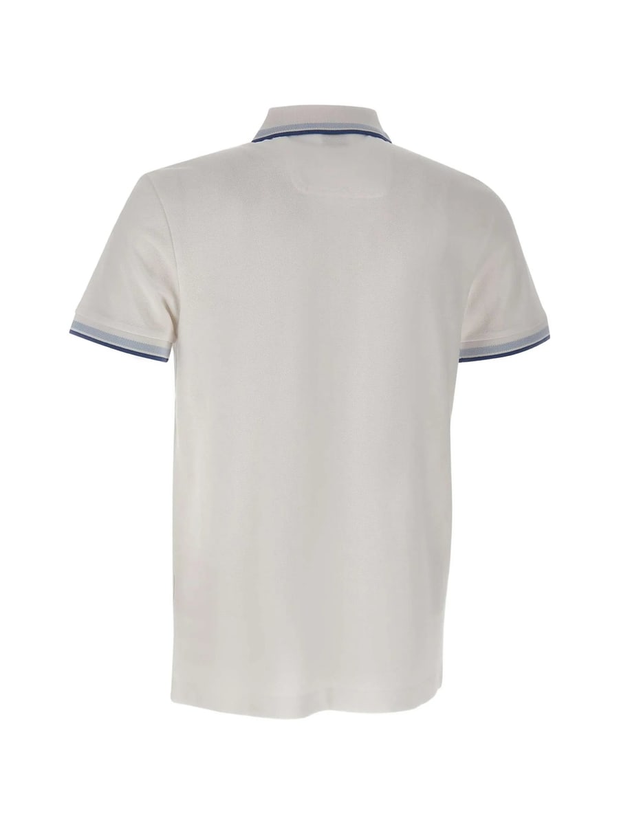 Boss Boss Striped-trim Pique Polo Shirt, view 2