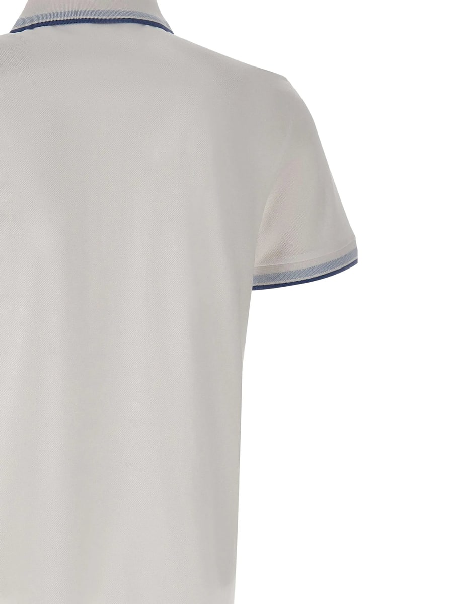 Boss Boss Striped-trim Pique Polo Shirt, view 6