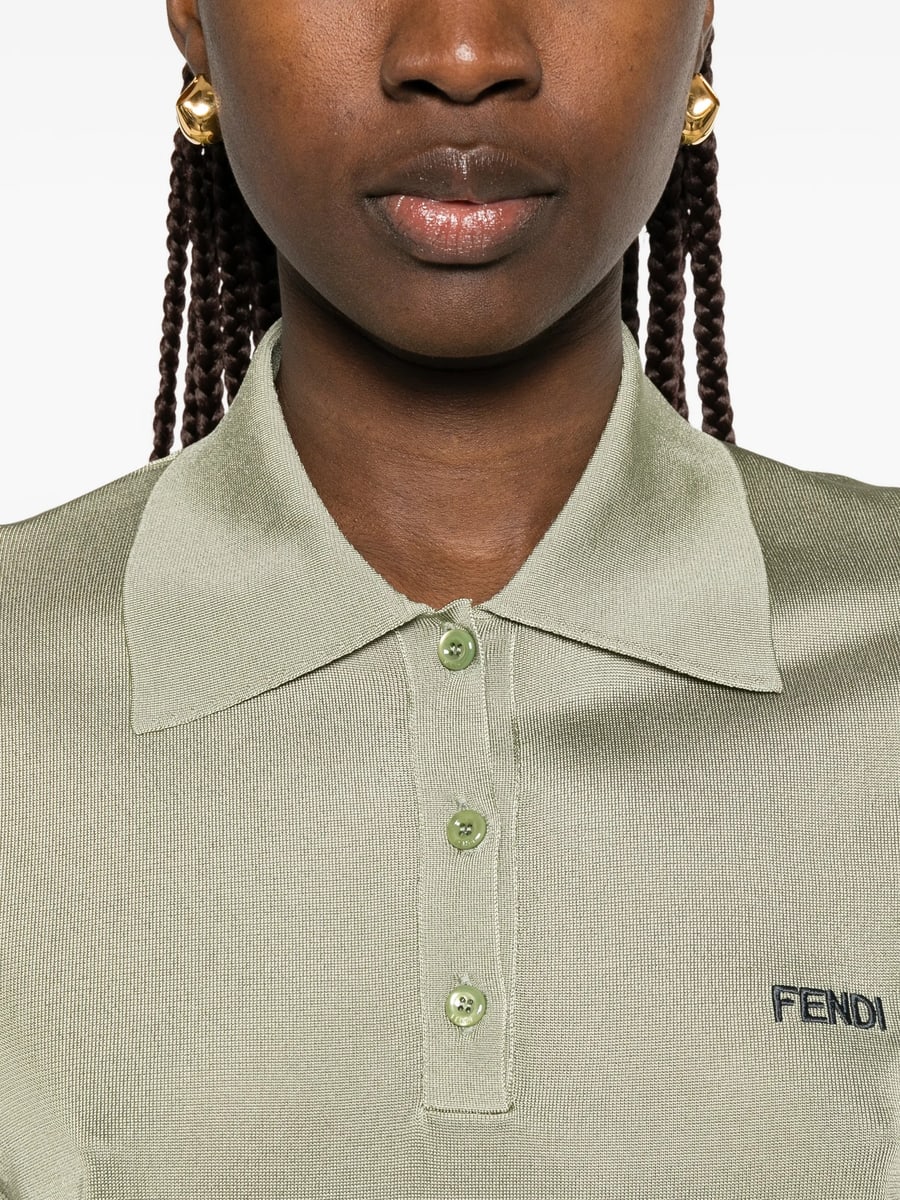 Fendi Fendi Button-up Polo Shirt, view 4