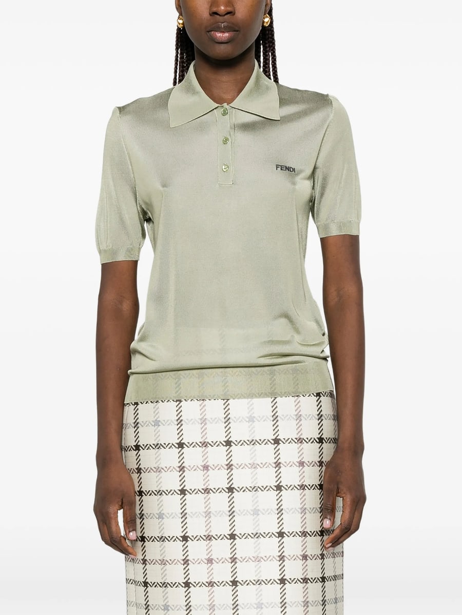 Fendi Fendi Button-up Polo Shirt, view 5