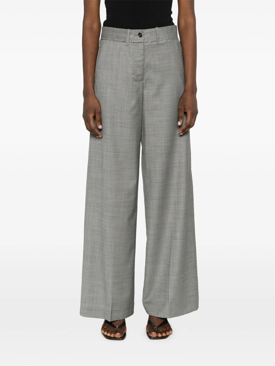 Nine In The Morning Nine In The Morning Karen Frayed-detail Trousers, view 5