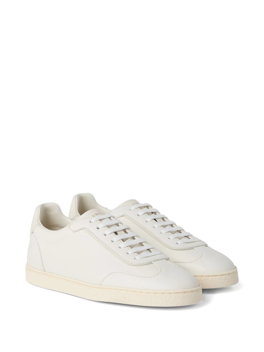 Brunello Cucinelli Brunello Cucinelli Grained Leather Sneakers, view 2