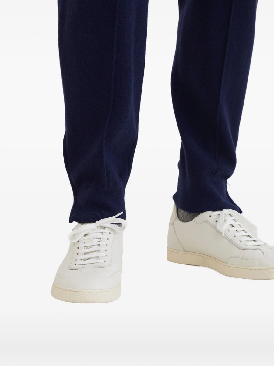 Brunello Cucinelli Brunello Cucinelli Grained Leather Sneakers, view 3