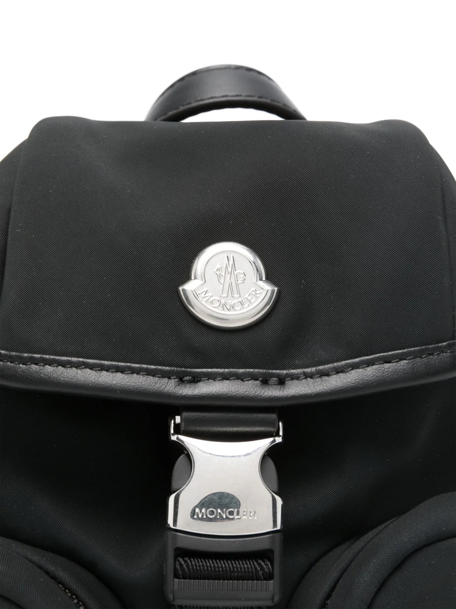 Moncler Moncler Logo-embossed Foldover Backpack, view 3