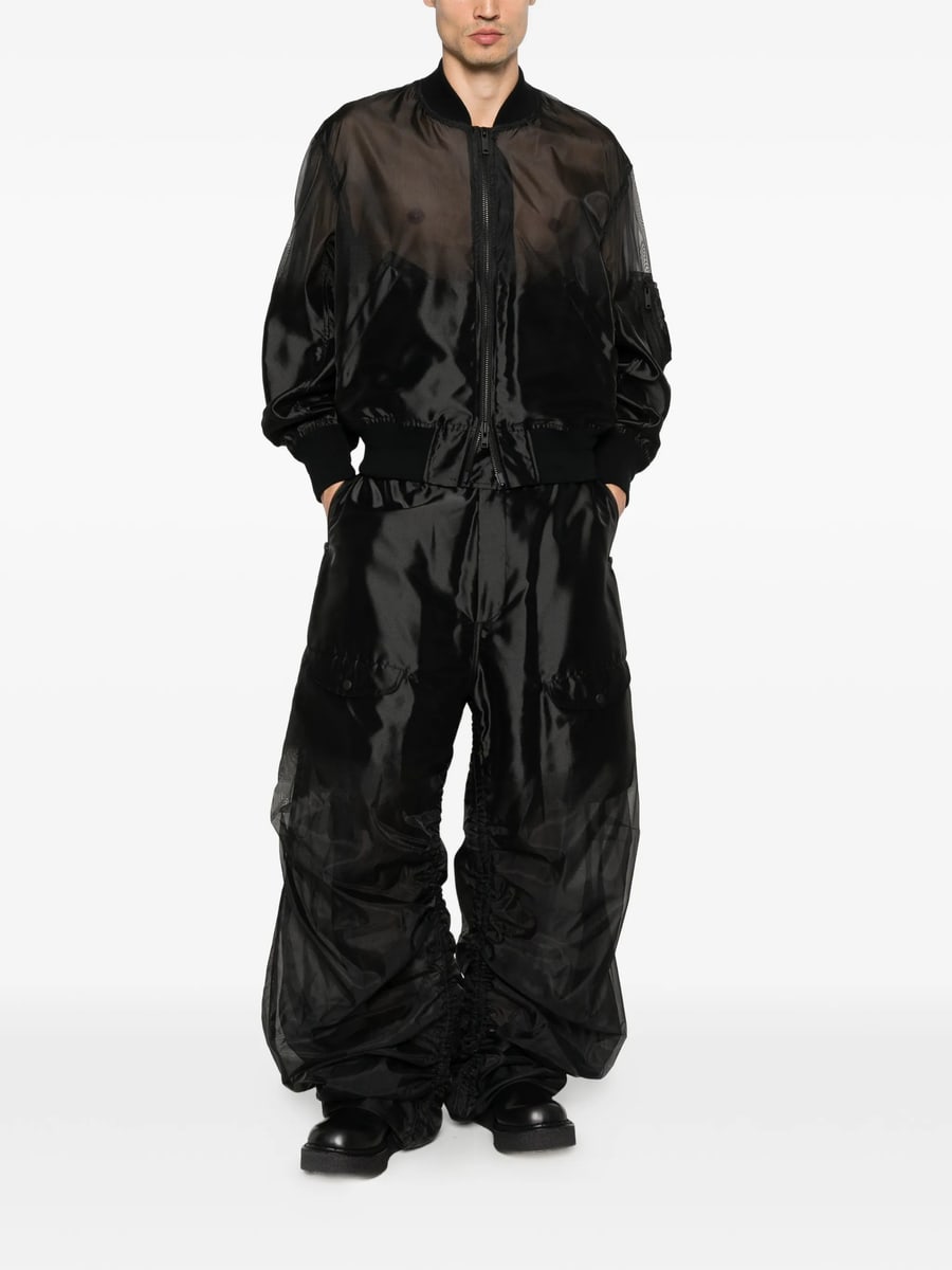 Taakk Taakk Cargo Drawstring Trousers, view 3