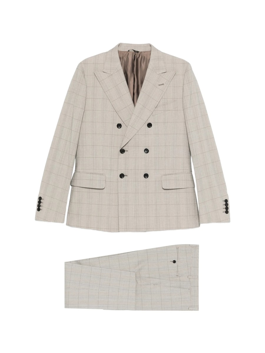 Reveres 1949 Reveres 1949 Double-breasted Patterned Suit