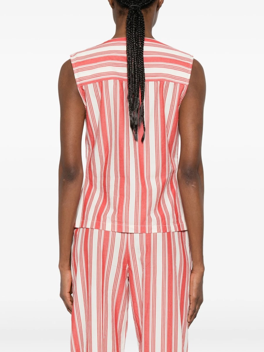 Stine Goya Stine Goya Striped Tie-front Top, view 2