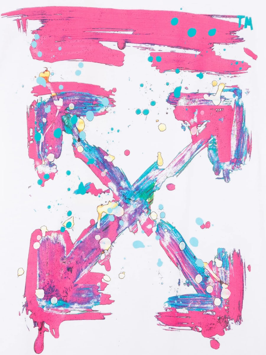 Off-White Off-white Arrow Splat T-shirt, view 3