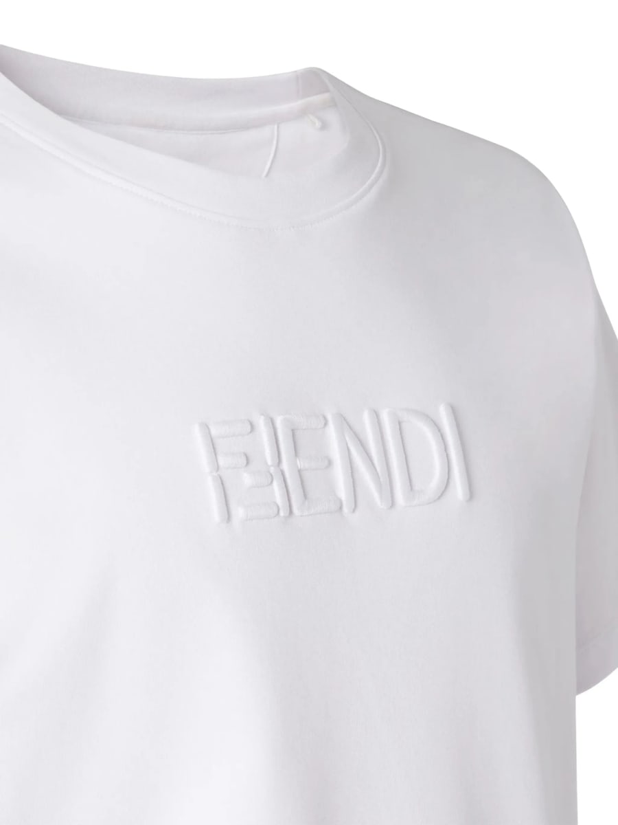 Fendi Fendi Embossed T-shirt, view 2