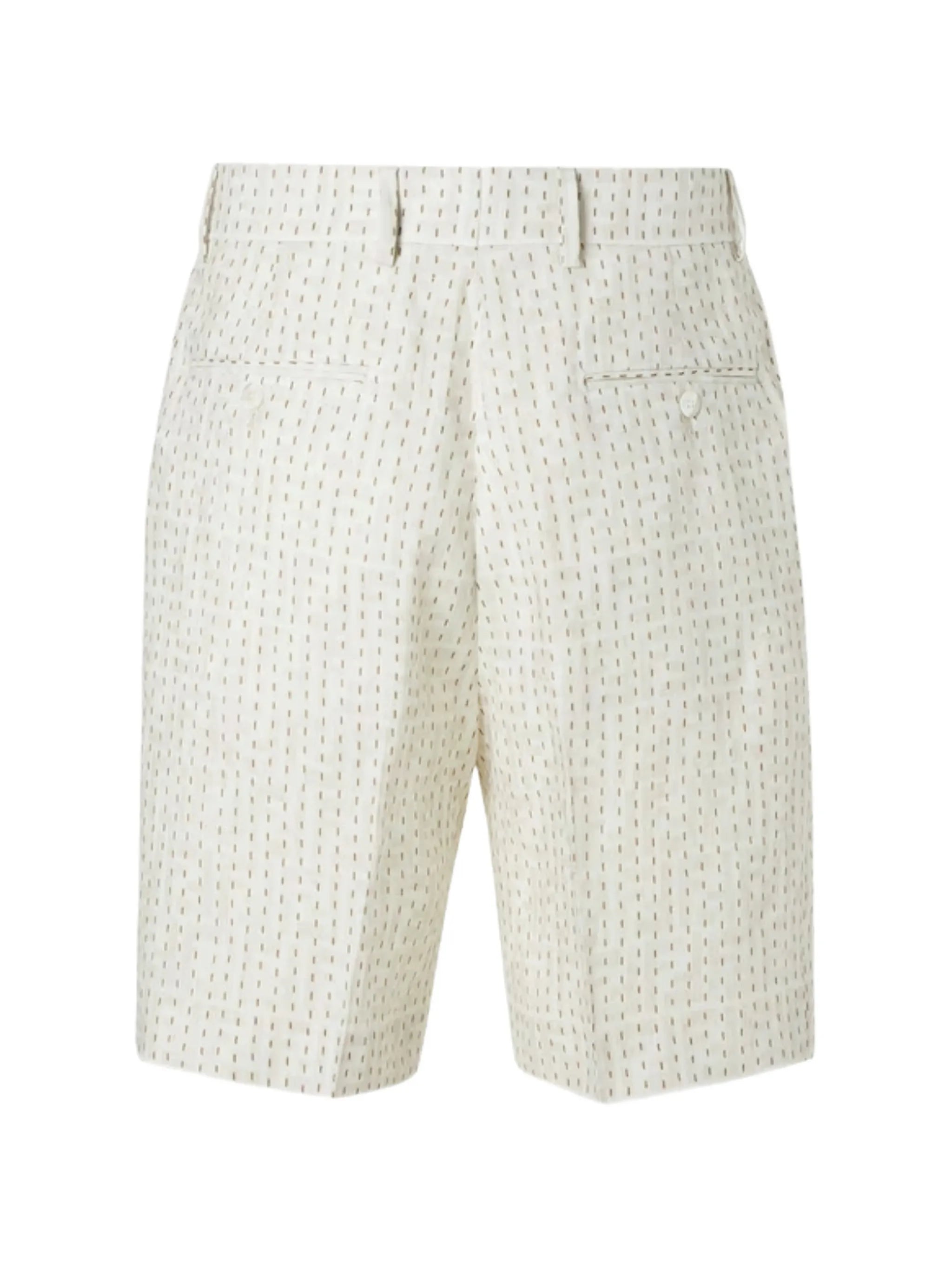 Fendi Fendi Stitching Linen Trousers, view 2