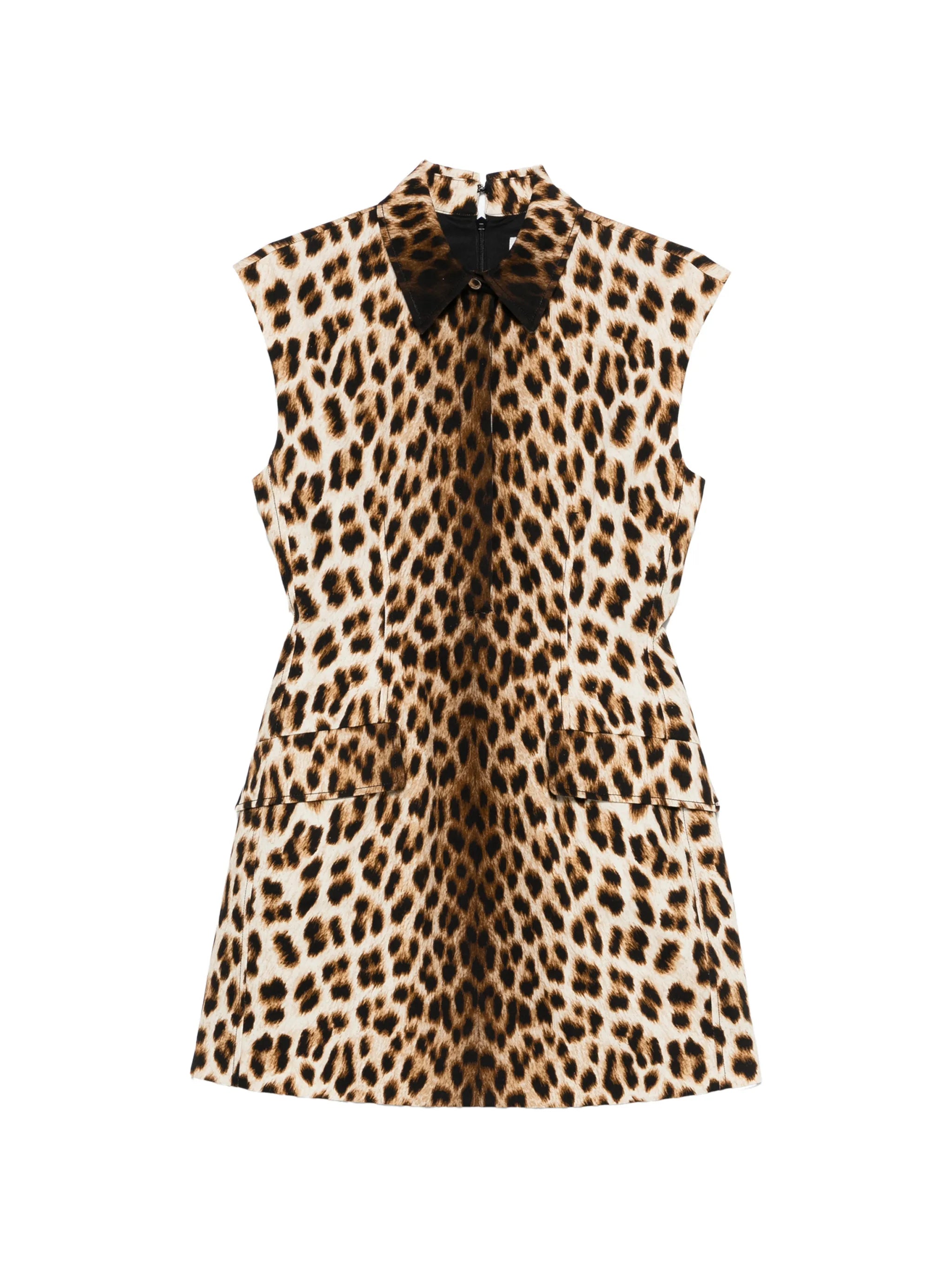 Sportmax Sportmax Lonza Animal-print Mini Dress