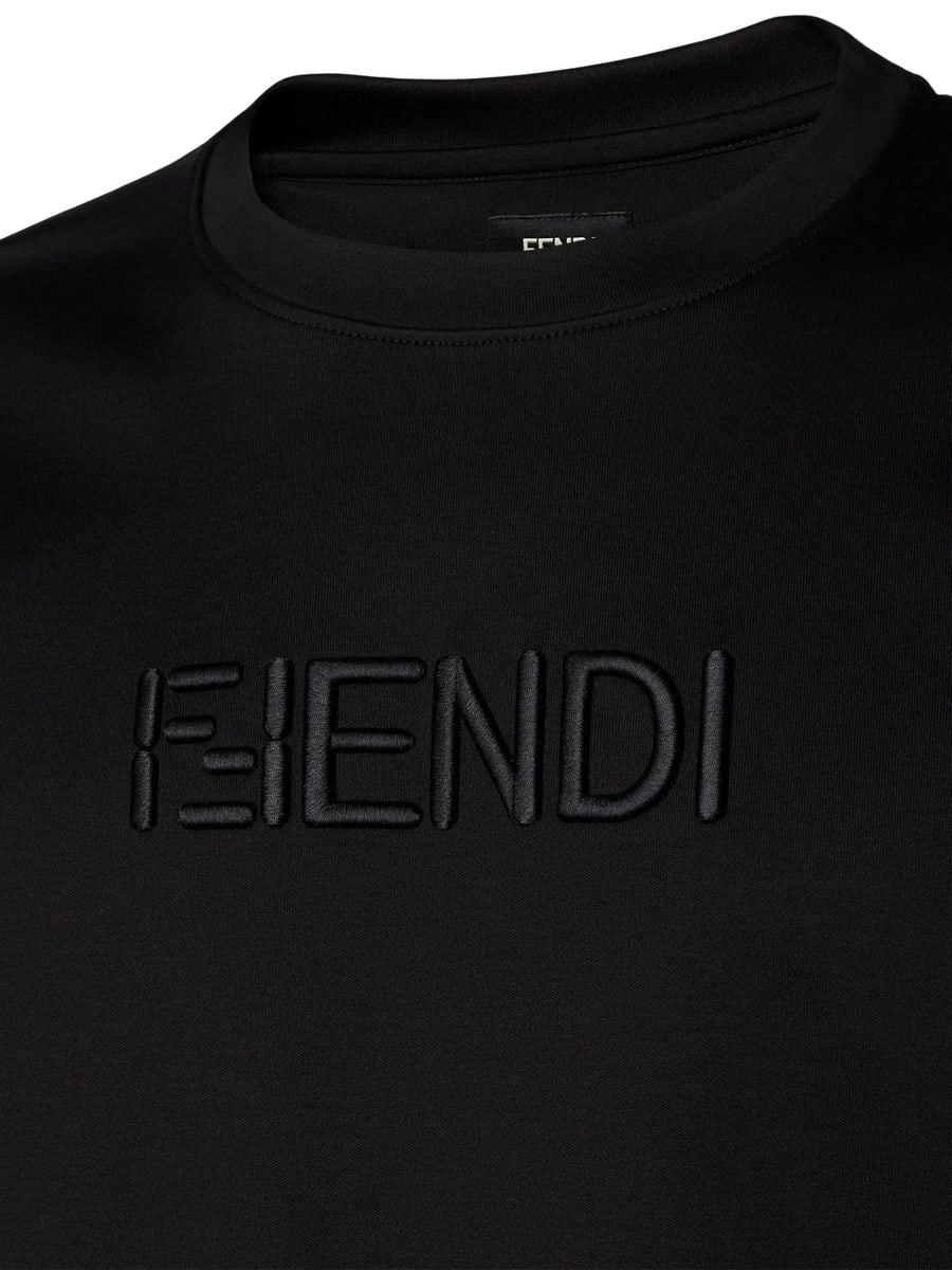 Fendi Fendi Fendi T-shirts And Polos Black, view 2