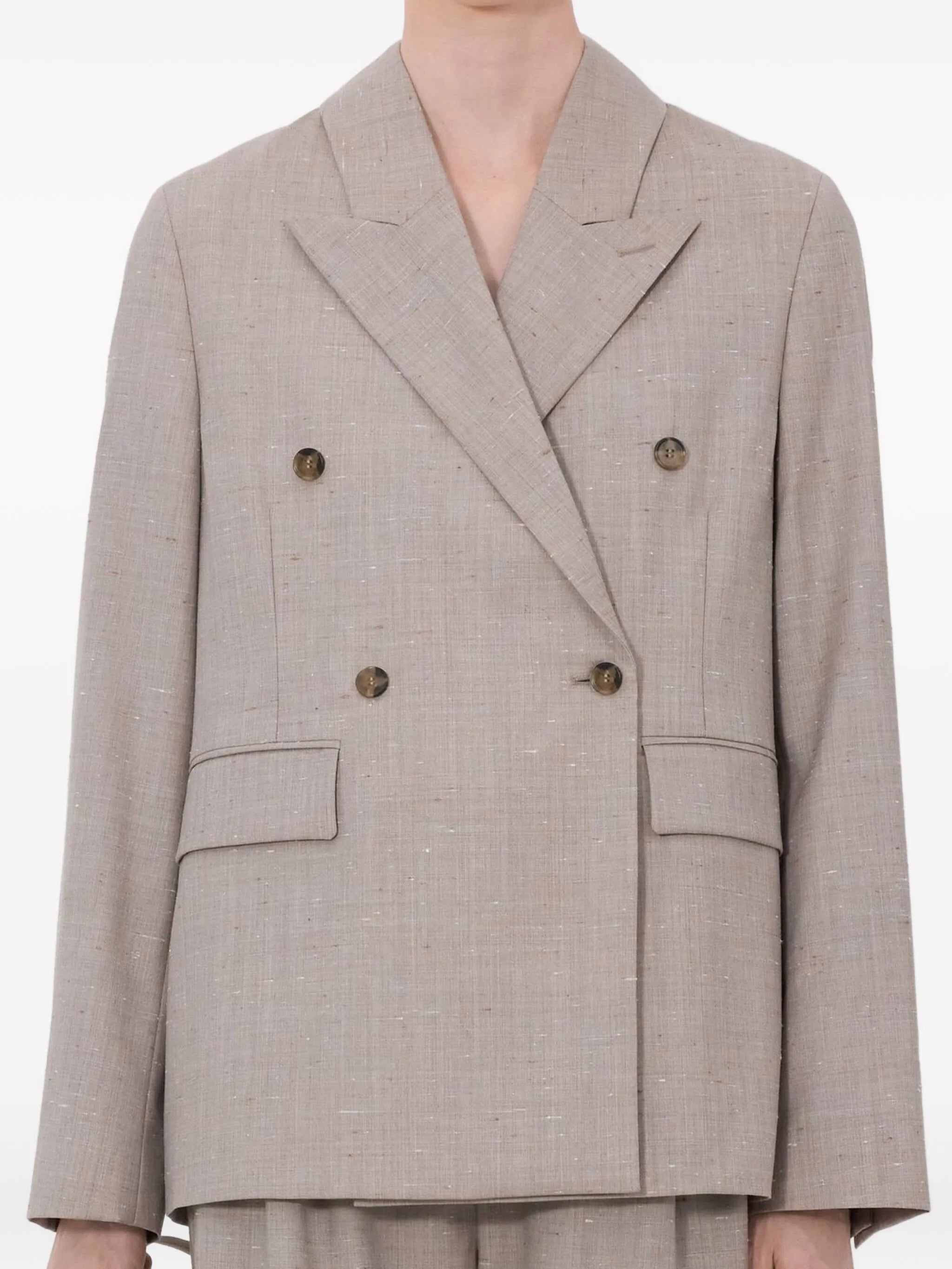 Lou Lou De Saison Lou Lou De Saison Norma Double-breasted Peak-lapel Blazer, view 2