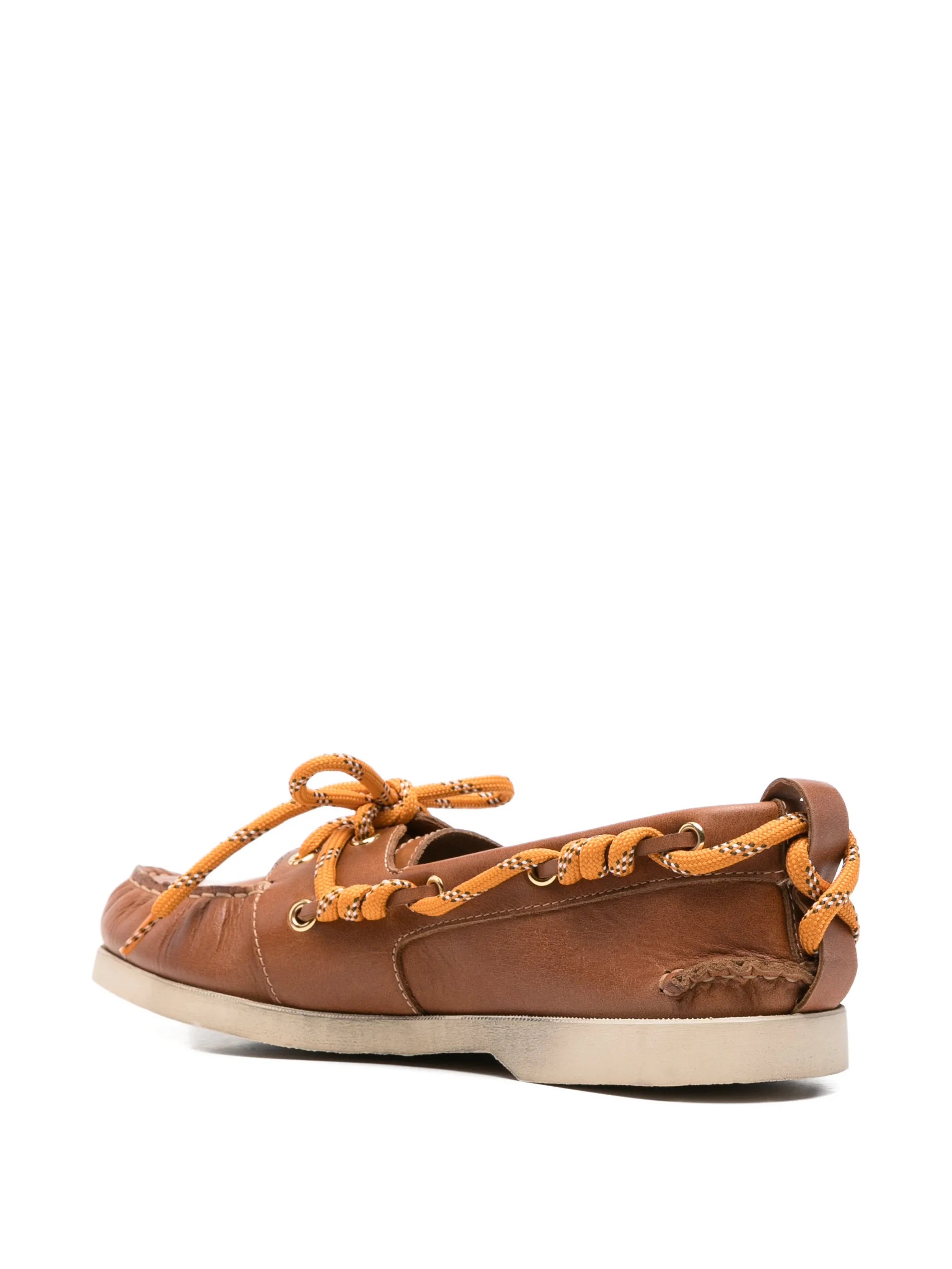 Golden Goose Golden Goose Cruise Loafers In Tobacco-colored Leather, view 2