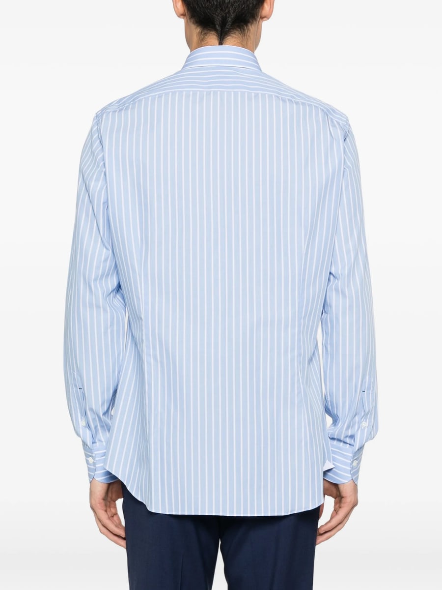 Mazzarelli Mazzarelli Striped Shirt, view 3
