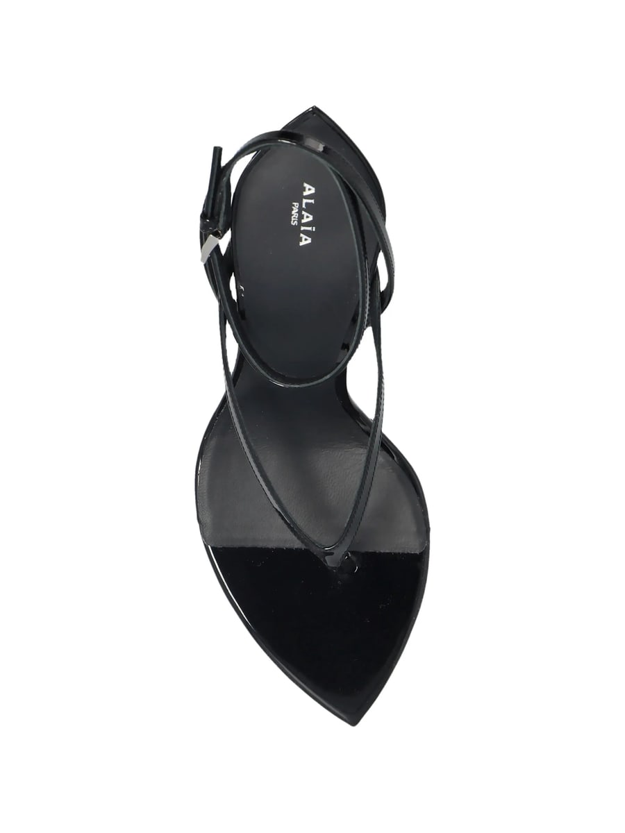 Alaïa Alaïa Toe Strap Wedge Sandals, view 2
