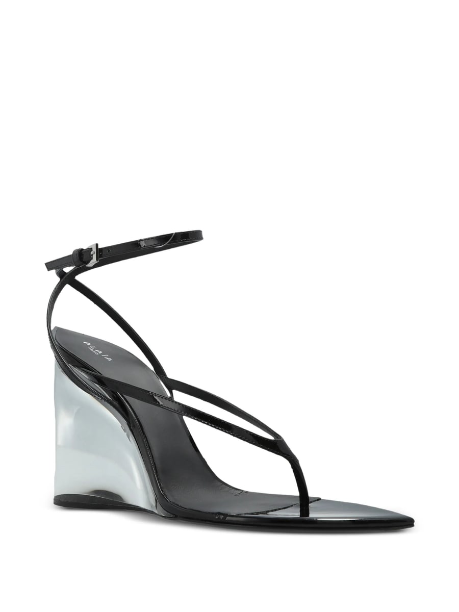 Alaïa Alaïa Toe Strap Wedge Sandals, view 5