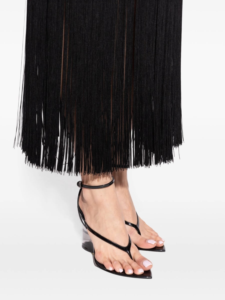 Alaïa Alaïa Toe Strap Wedge Sandals, view 6