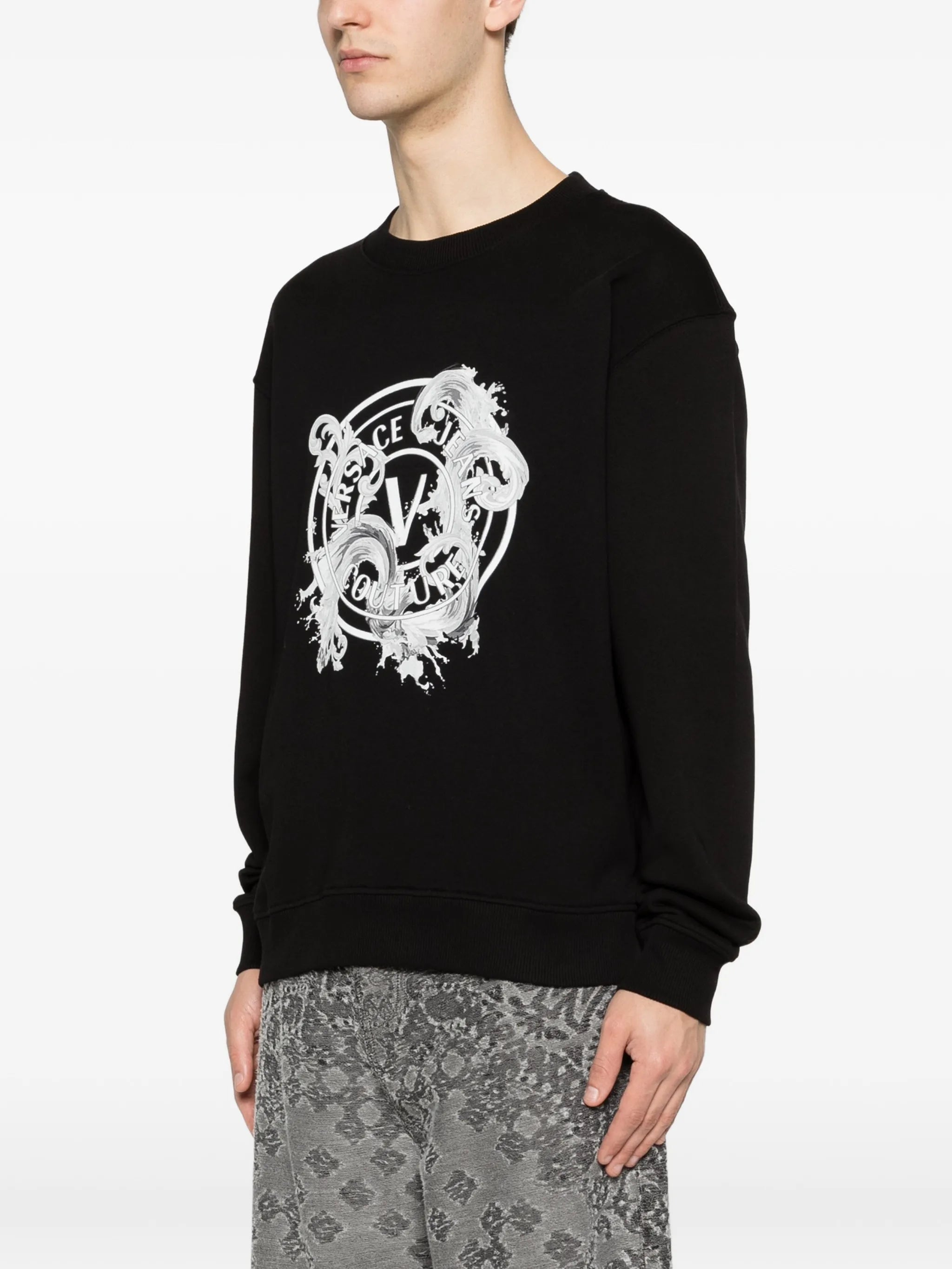 Versace Jeans Couture Versace Jeans Couture Logo Crew-neck Sweatshirt, view 2
