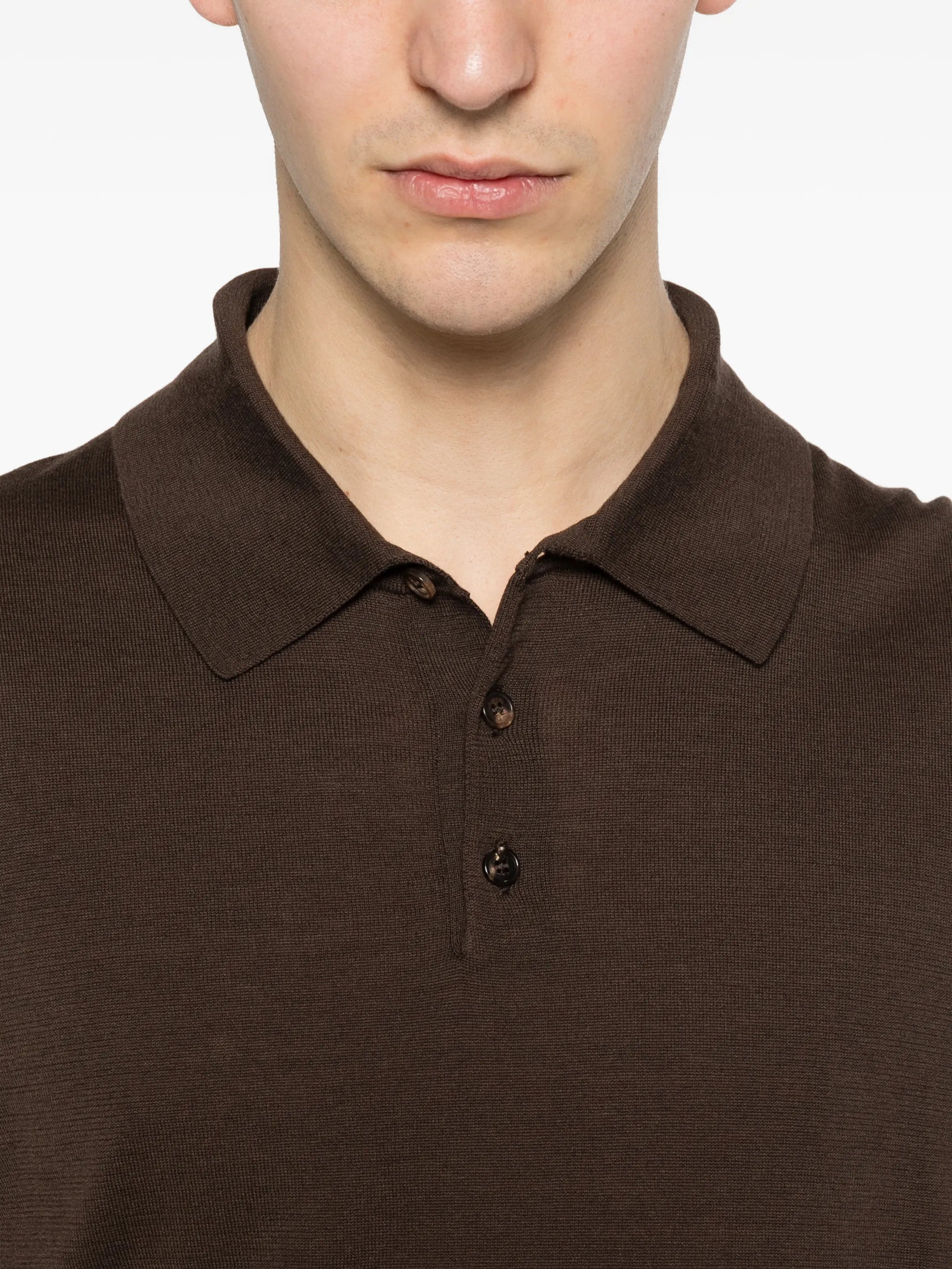 Zanone Zanone Buttoned Polo Shirt, view 2