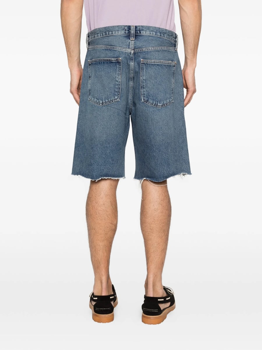 Agolde Agolde Anson Frayed Shorts, view 3