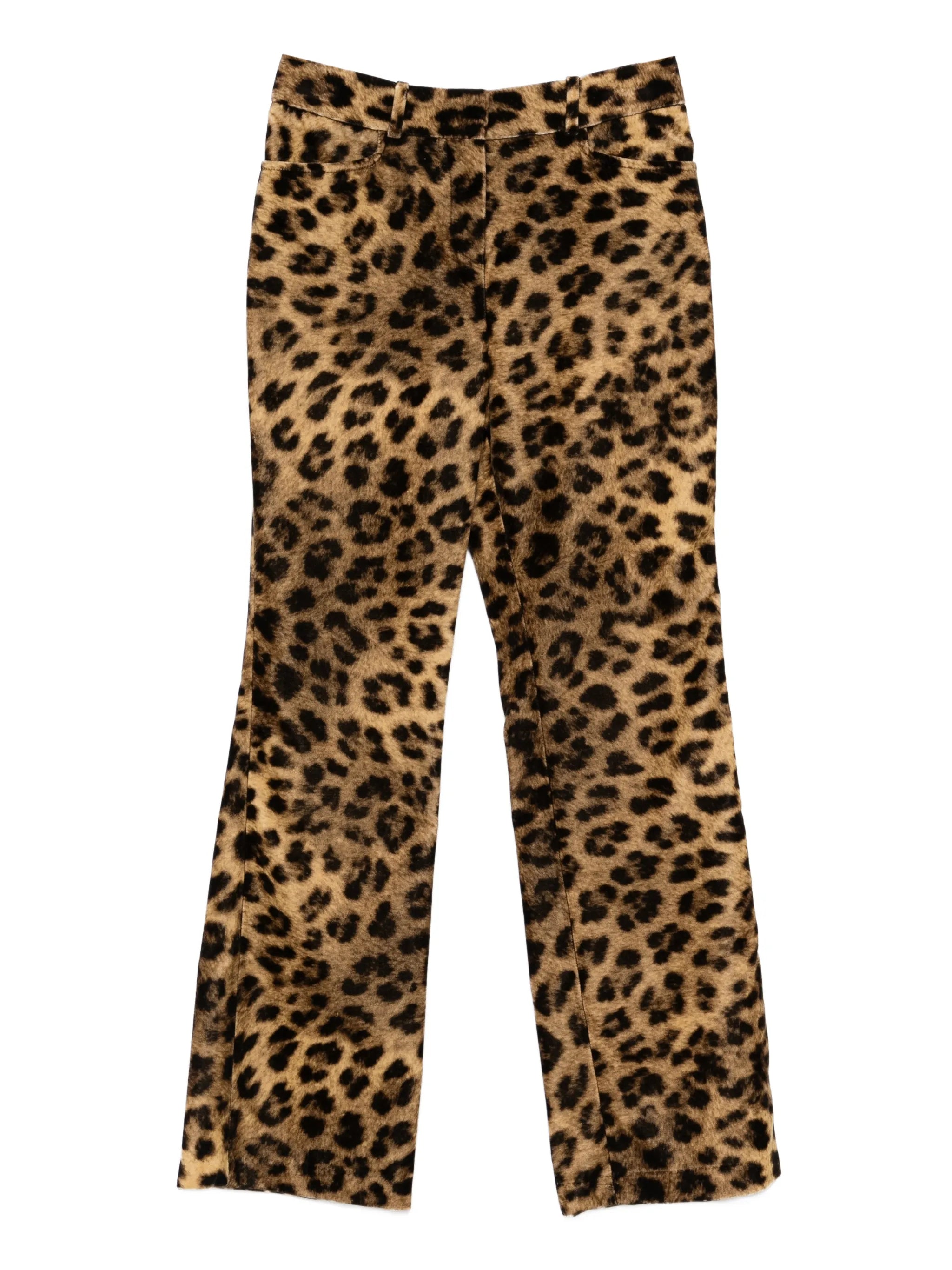 Ba&sh Ba&sh Animal-print Trousers