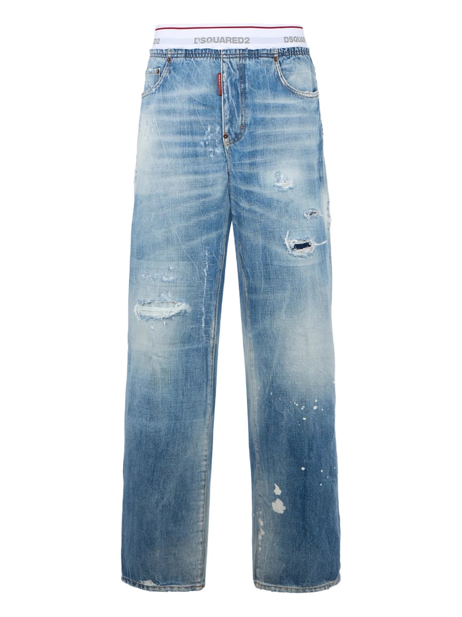 Dsquared2 Dsquared2 Light Wash Denim Jogger