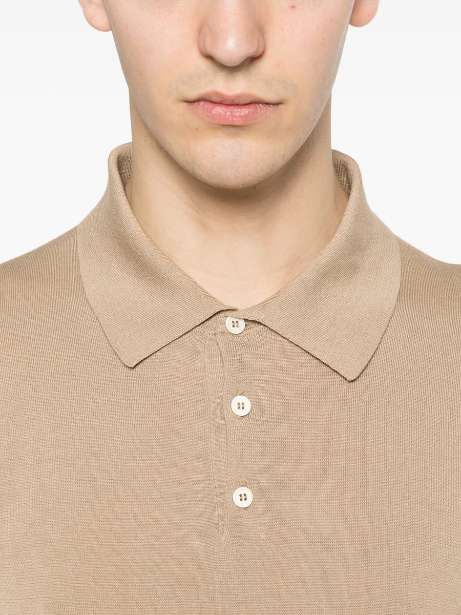 Zanone Zanone Buttoned Polo Shirt, view 3