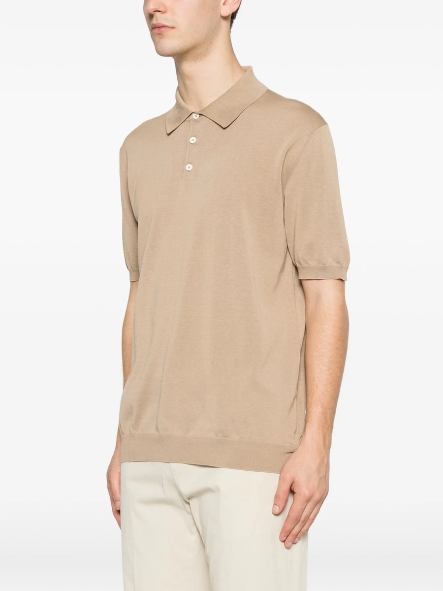 Zanone Zanone Buttoned Polo Shirt, view 4