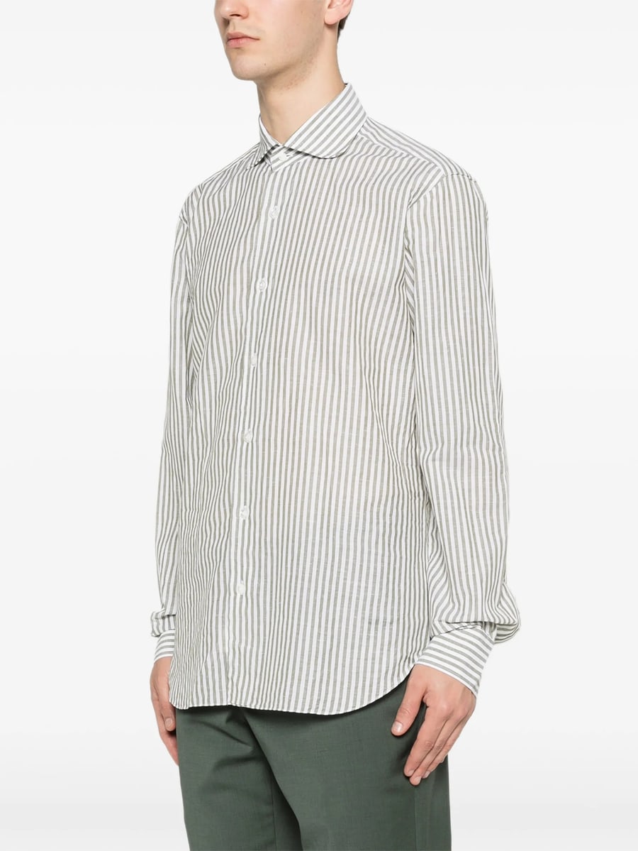 Barba Barba Striped Shirt, view 5