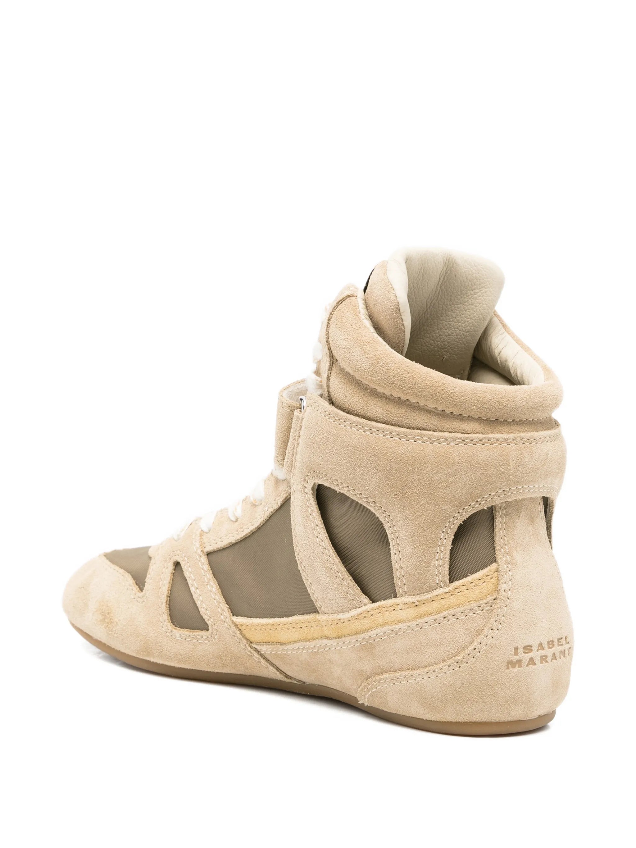 Isabel Marant Isabel Marant Senny Panelled Hi-top Sneakers, view 2