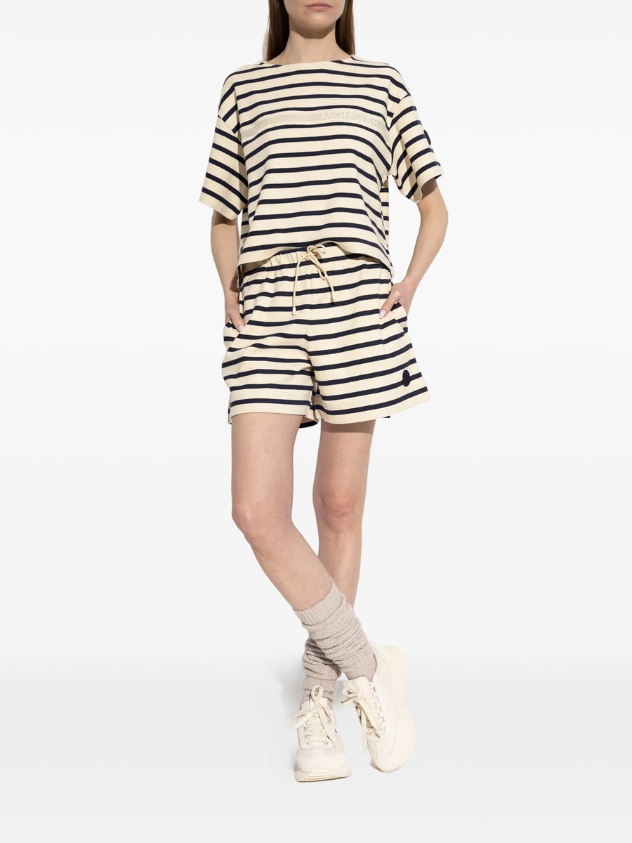 Moncler Moncler Striped Knitted Shorts, view 3