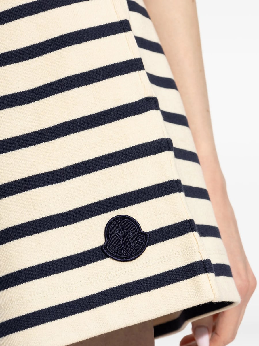 Moncler Moncler Striped Knitted Shorts, view 5