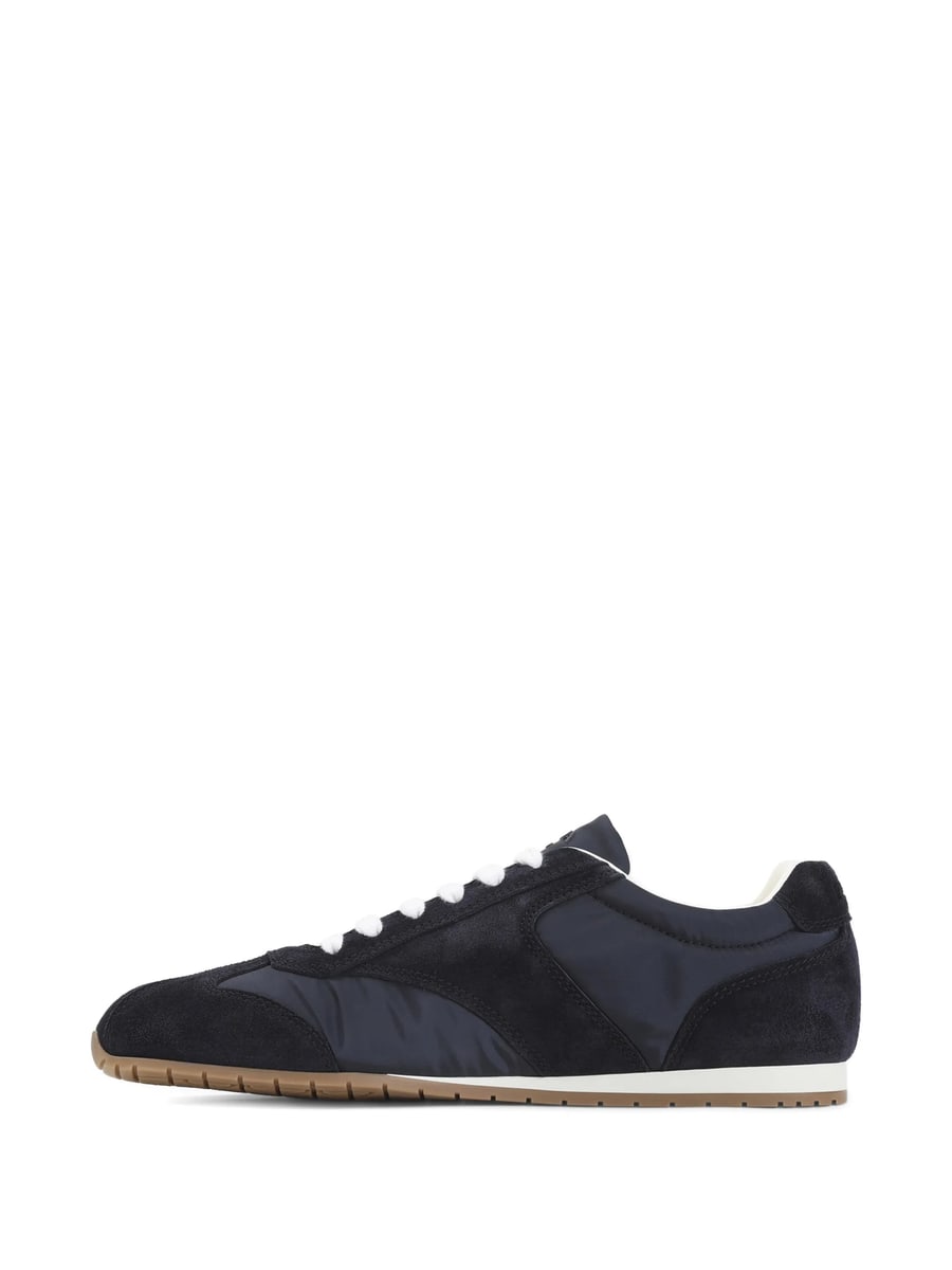 Prada Prada Suede-panelled Sneakers, view 3