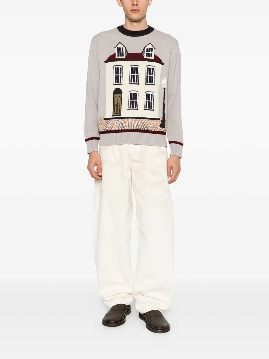 Junya Watanabe Junya Watanabe House-intarsia Sweater, view 2