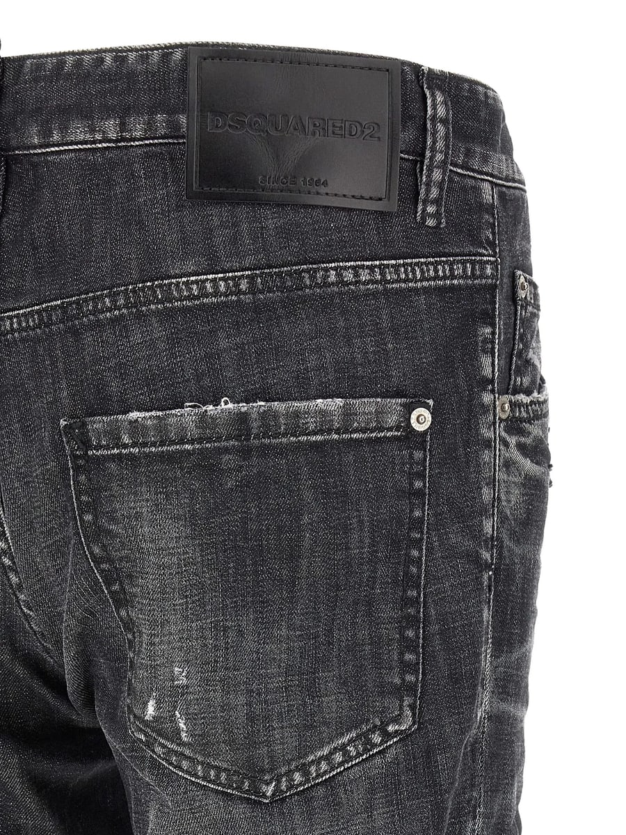 Dsquared2 Dsquared2 Distressed Cropped Jeans, view 2
