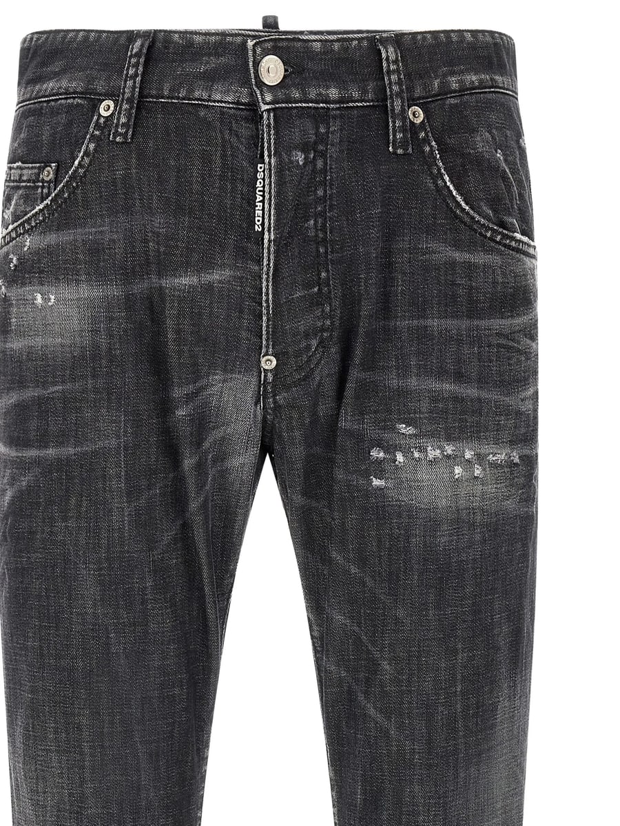 Dsquared2 Dsquared2 Distressed Cropped Jeans, view 3