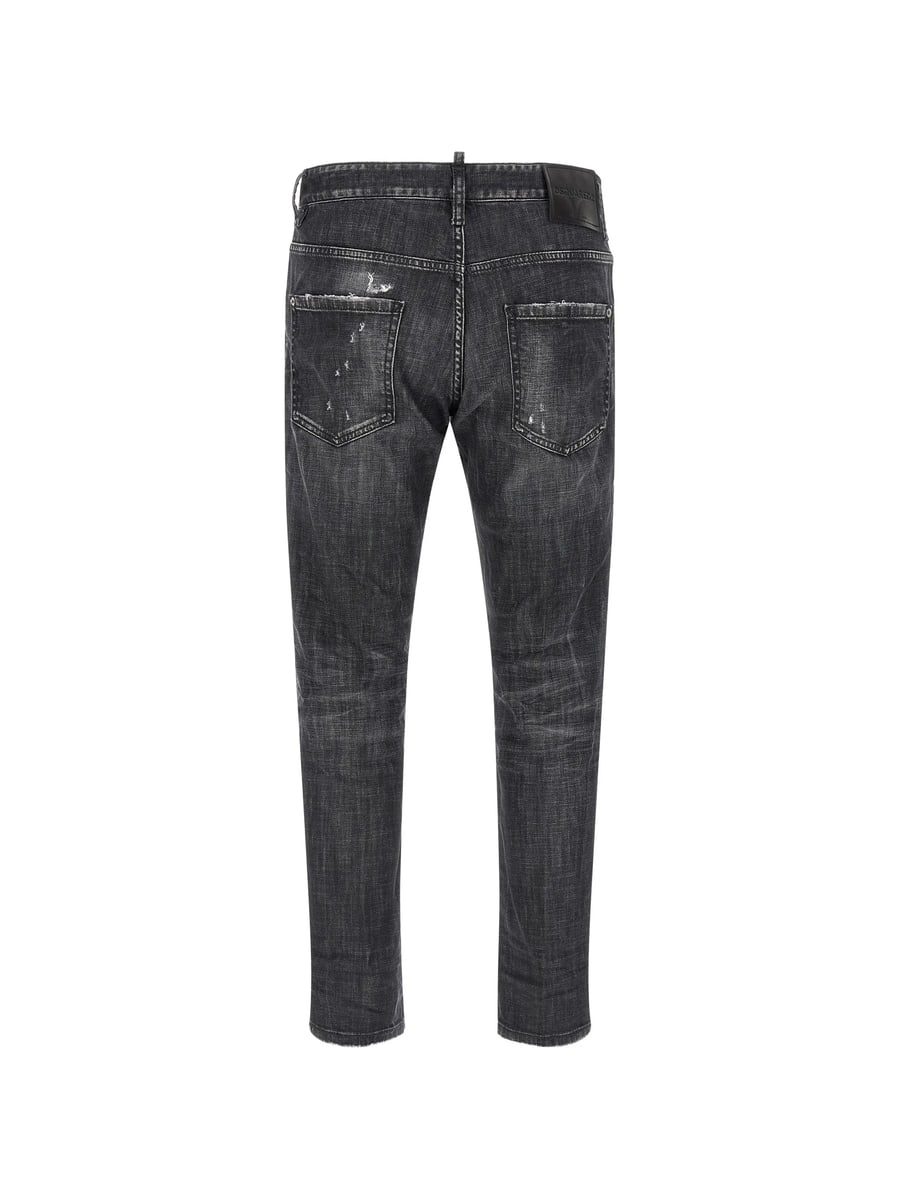 Dsquared2 Dsquared2 Distressed Cropped Jeans, view 4
