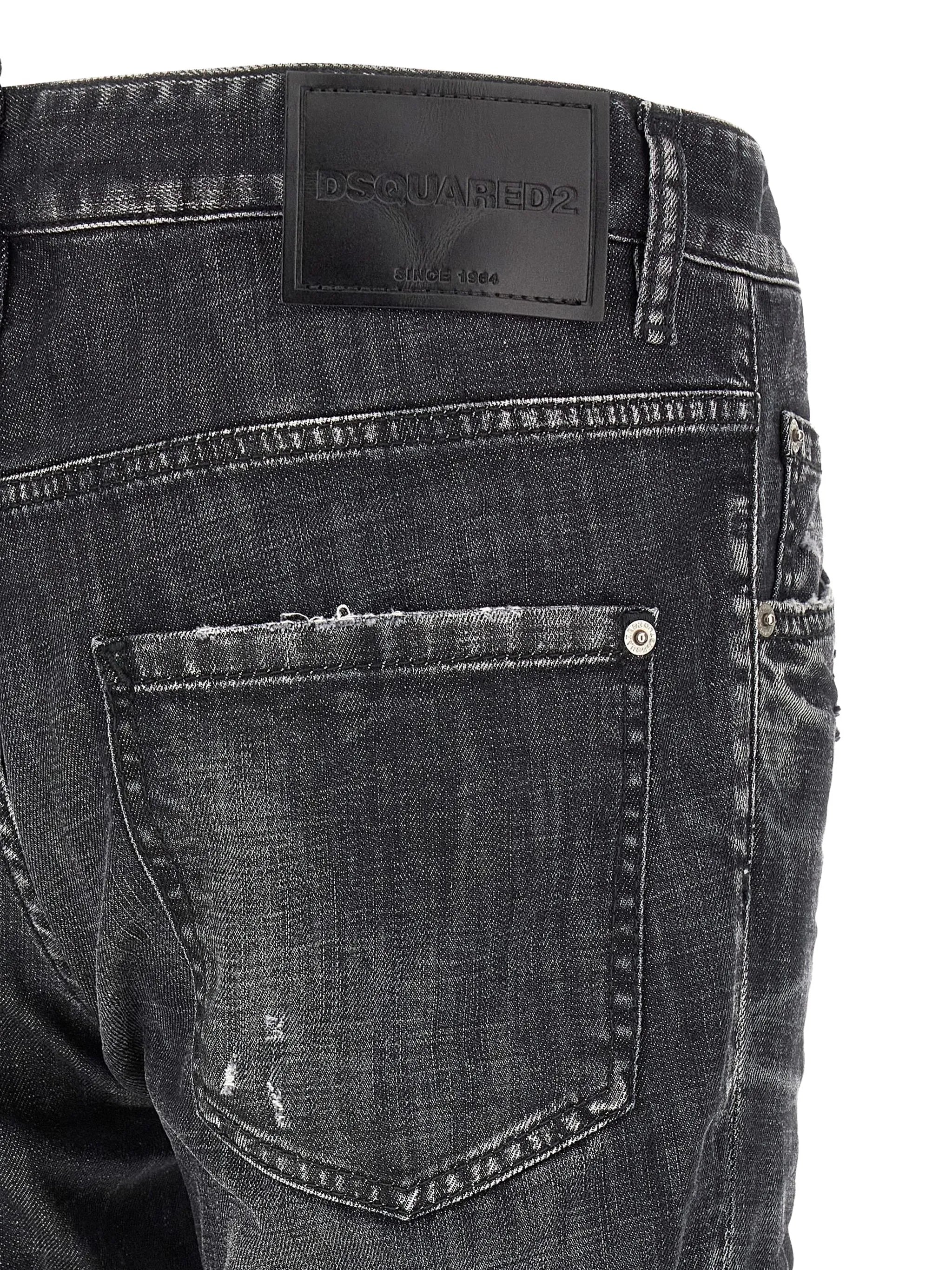 Dsquared2 Dsquared2 Distressed Cropped Jeans, view 2