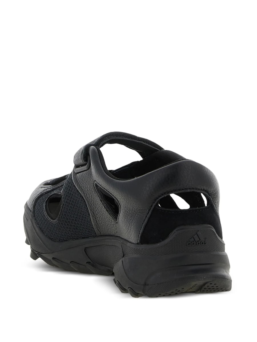 Y-3 Y-3 Hammered-leather Trainers, view 3