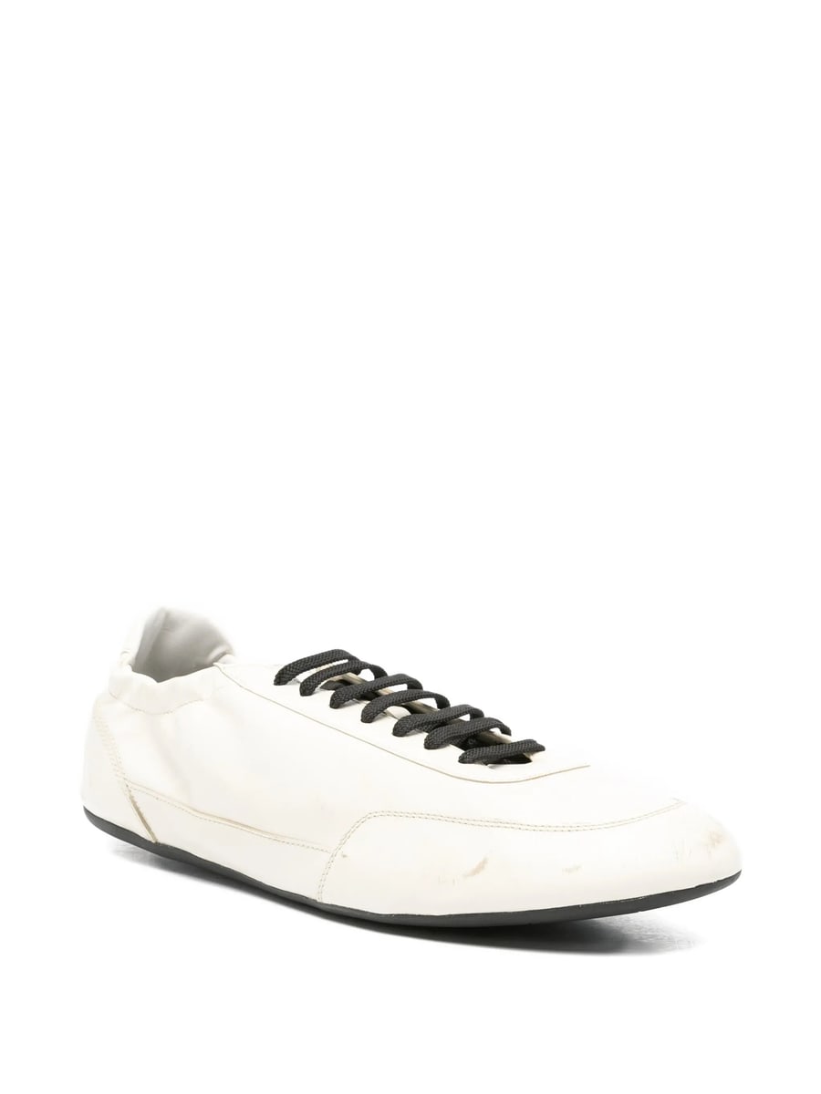 Prada Prada  Collapse Leather Sneakers, view 2