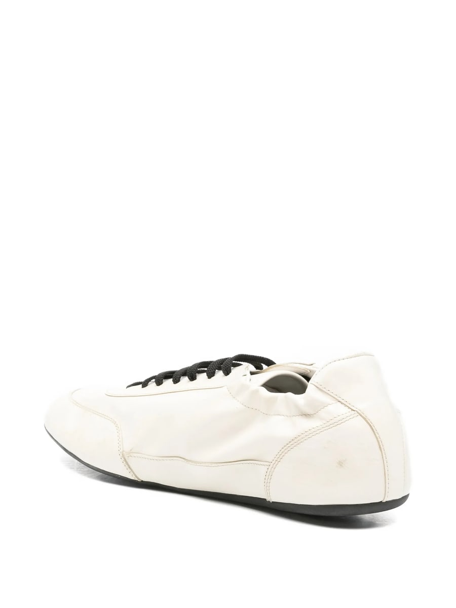 Prada Prada  Collapse Leather Sneakers, view 3