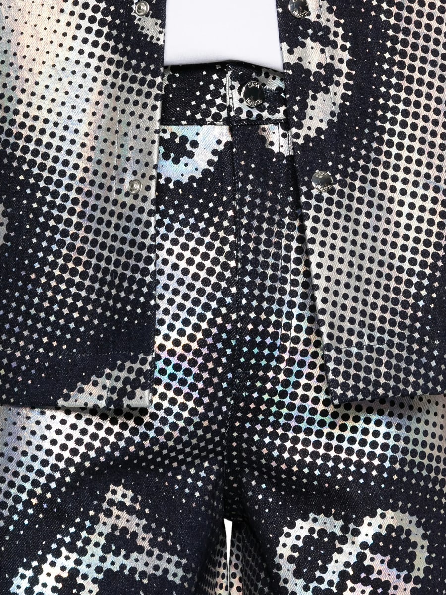 Casablanca Casablanca Pearlescent Monogram Shorts, view 5