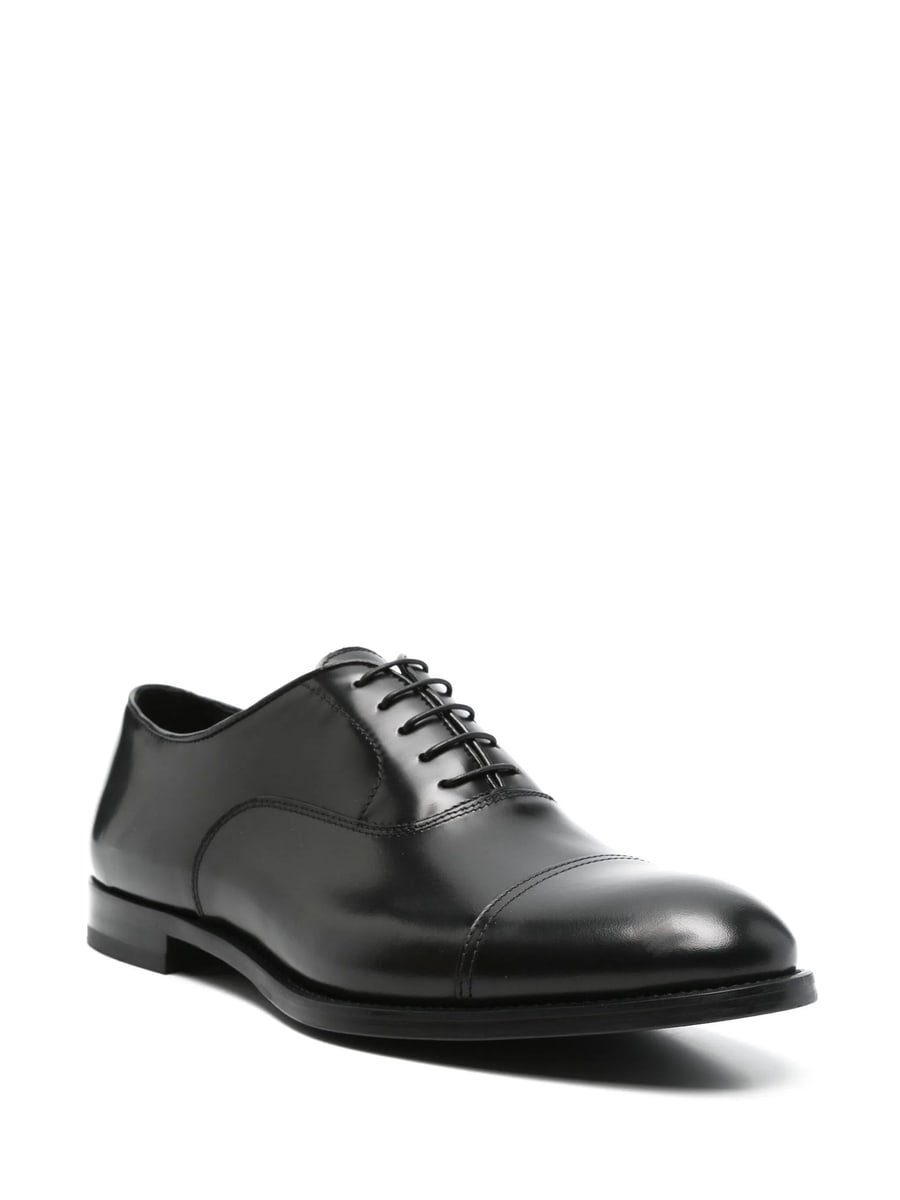 Doucal's Doucal's Leather Oxford Shoes, view 3