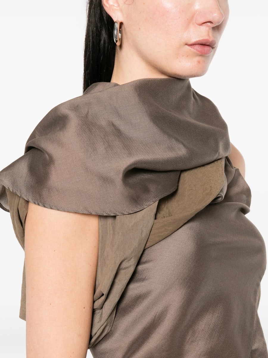 Entire Studios Entire Studios Asymmetric-neck Top, view 3