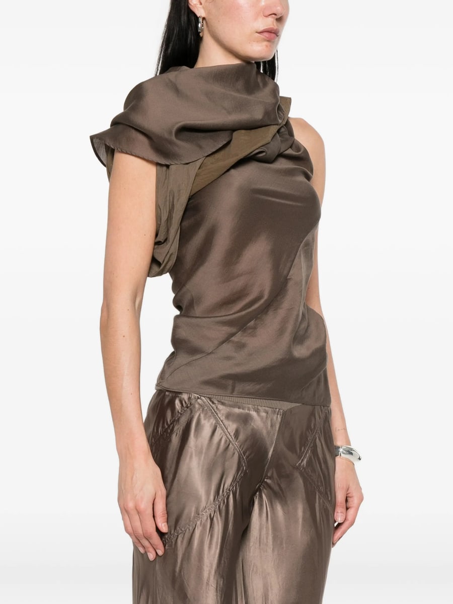 Entire Studios Entire Studios Asymmetric-neck Top, view 4