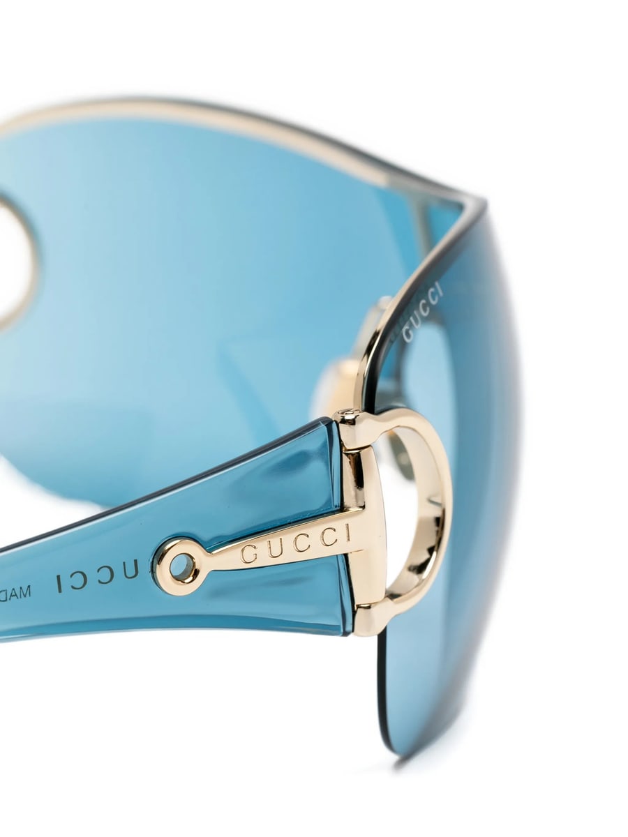 Gucci Gucci Frameless Half-Horsebit Sunglasses, view 2