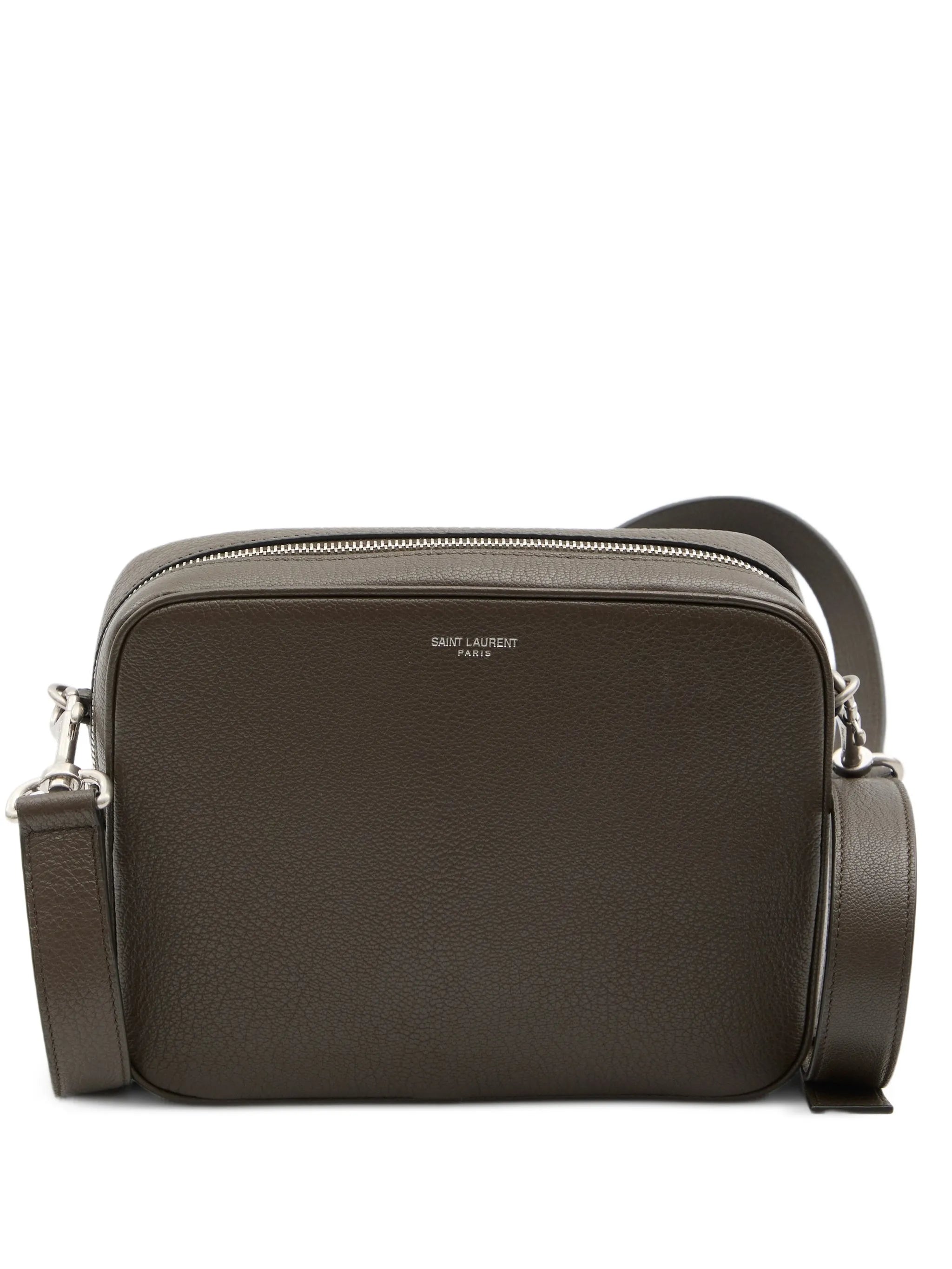 Saint Laurent Saint Laurent Small Camera Hammered-leather Messenger Bag