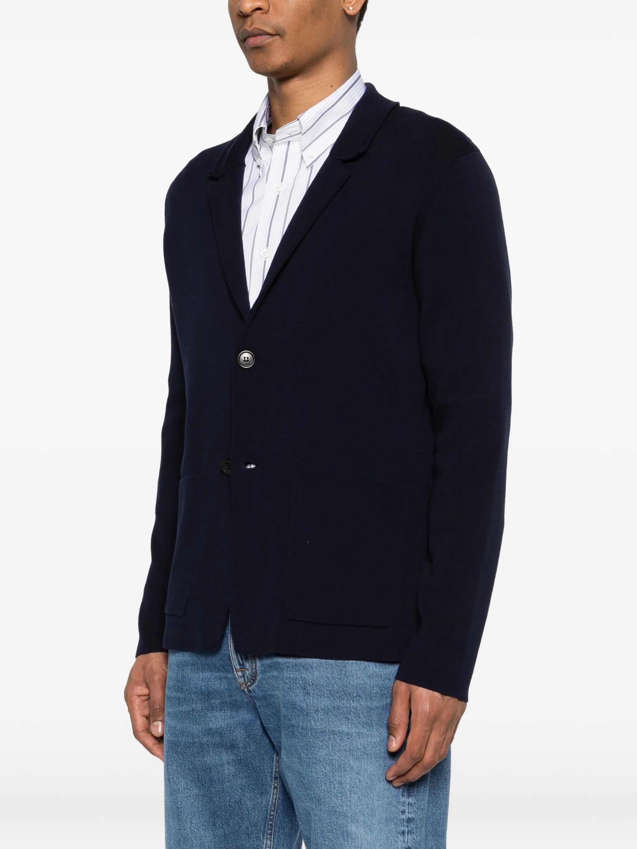 Roberto Collina Roberto Collina Patch-pockets Cardigan, view 2