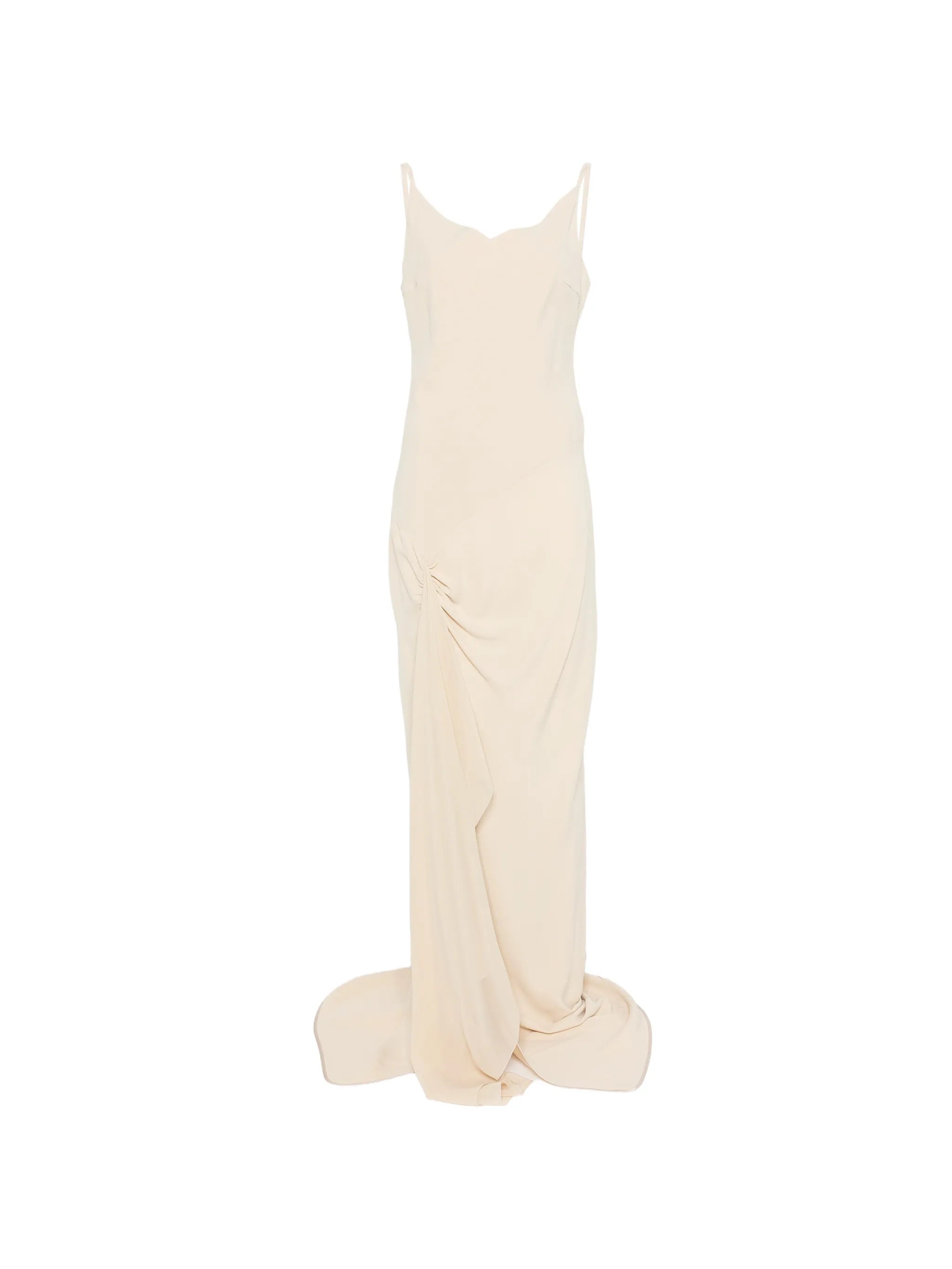 De Santis De Santis Gathered Sleeveless Maxi Dress